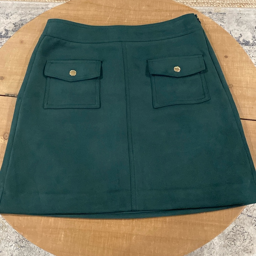 Loft faux suede skirt